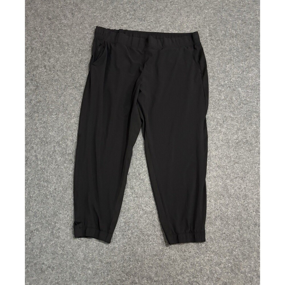 Athleta Brooklyn Joggers Size 22 Black Pull On Stretch Athleisure
